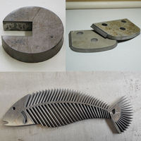 Découpeuse à jet d'eau CNC 5 axes ultra haute pression, machine de découpe abrasive, pompe à entraînement direct, haute précision, acier inoxydable, aluminium