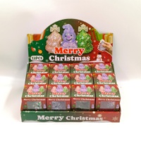 Jouet Squishy Bonhomme de Neige de Noël Rempli de Maltose, Paillettes, Anti-Stress, Cadeau de Fête de Noël, Boule Bonhomme de Neige, Prix de Gros