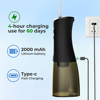 Hydropulseur dentaire portable électrique pour soins bucco-dentaires