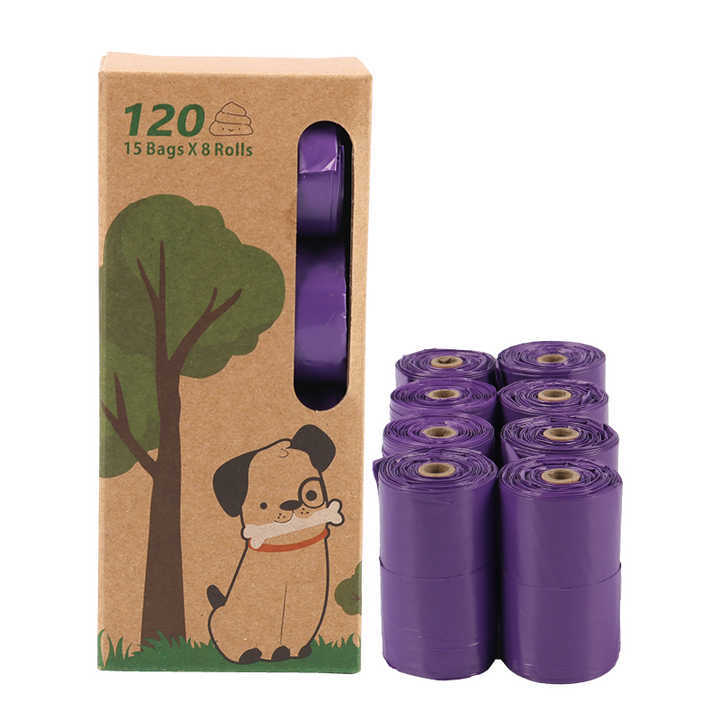 Boîte de 8 rouleaux violets
