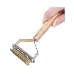 Peine para mascotas, removedor de pelo para cachorros, cepillo para el cuidado de gatos, peine desenredante de madera, suministros de aseo para Teddy y Golden Retriever - Product Image 1