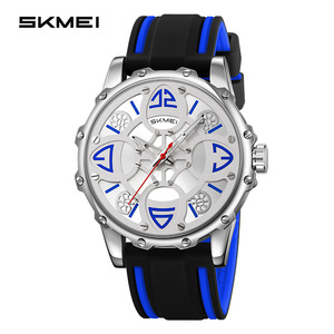 Skmei Mechanical Men's Watch Analog Quartz Water Resistant Luminous Silicone Strap Sport Wristwatch - Product Image 5