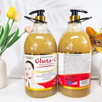 X Wholesale Gel Douche Exfoliant Éclaircissant au Curcuma, Carotte et AHA Or, Savon Liquide Naturel pour Soins de la Peau 2000ml
