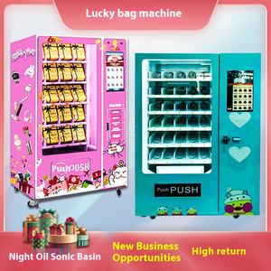 Nouveau distributeur automatique de boîte aveugle sans pilote avec sac porte-bonheur prend en charge les paiements de jetons de pièces de <span class=keywords><strong>carte</strong></span> de crédit du centre commercial <span class=keywords><strong>cadeau</strong></span> Bubble Mart - Product Image 3