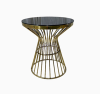 Table d'appoint moderne en acier inoxydable pour événements, banquets et fêtes – Table basse haute pour mobilier
