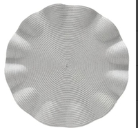 Napperons tressés ronds tapis de table résistants à la chaleur napperons antidérapants pour décor de Table à manger intérieur extérieur