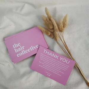 사용자 정의 로고 400g 코팅 종이 명함 할인 쿠폰 엽서 사용자 정의 감사 카드 중소 기업 - Product Image 6