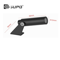 Projecteur LED GUPO étanche 10W mini à montage en surface, anti-éblouissement, motif nid d'abeille, IP65, éclairage d'accentuation pour micro-paysages