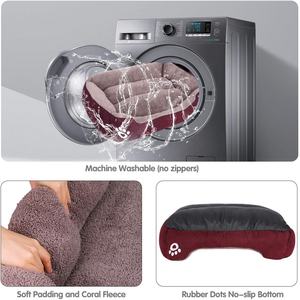 Großhandel Custom Breath able Dog Schlafs ofa Dual Use Doppelseitige Haustier betten & Zubehör Hunden est Große Rechteck Haustier Katzen betten - Product Image 3