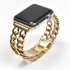 Fornitura di fabbrica cinturino intelligente di lusso economico per cinturino in lega di zinco Apple Watch 44mm 42mm 40mm 38mm bracciale in metallo per Iwatch 7