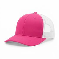 Casquette de camionneur structurée à profil moyen X&K Custom à 6 panneaux avec coutures professionnelles, en tissu robuste 60/40 coton/polyester