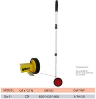 Roulette de mesure numérique portable de haute qualité avec poignée télescopique en aluminium, portée maximale 999,9 m, outils de mesure et de jaugeage garantis