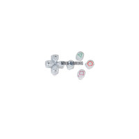 Pièce de rechange pour manette PS5 : Bouton directionnel en cristal, fonction D-pad, touches ABXY et levier analogique pour Astro Bot PS5