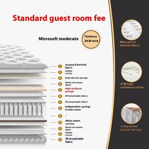 Materasso Speciale per Hotel a Cinque Stelle, Spessore 30cm, Materasso in <span class=keywords><strong>Lattice</strong></span> con Molle Indipendenti, Materasso Imbottito - Product Image 6