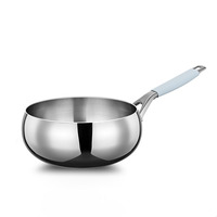 Marmite à soupe en acier inoxydable ustensiles de cuisine ménagers de haute qualité casserole avec couvercle pour poêle à frire de cuisine