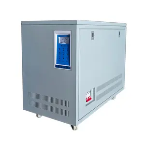 Avr 100kva 30kva 50kva 150kva 서보 모터 전압 조정기 380v 출력 AC 자동 전압 안정기 3 상