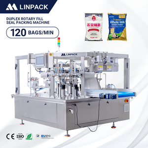 Machine d'emballage LINPACK B pour maïs, blé, café, farine, épices en poudre, machine d'emballage rotative multifonctionnelle automatique - Product Image 1