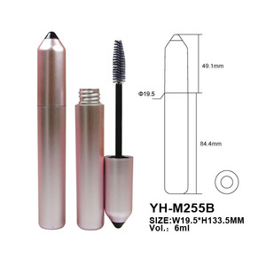 Flacon de mascara vide en forme de stylo de 6 ml, emballage en plastique ABS avec bouchon à vis, flacon pour cils avec marquage à chaud pour tubes de mascara de maquillage - Product Image 2