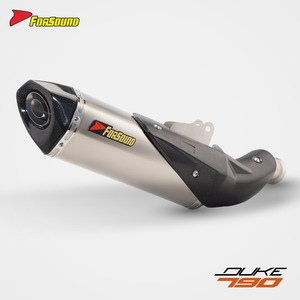 Cabezal <span class=keywords><strong>de</strong></span> fibra <span class=keywords><strong>de</strong></span> carbono <span class=keywords><strong>de</strong></span> acero inoxidable, <span class=keywords><strong>doble</strong></span> oreja, sección media y trasera, <span class=keywords><strong>tubo</strong></span> <span class=keywords><strong>de</strong></span> <span class=keywords><strong>escape</strong></span> silenciado para motocicleta para KTM Duke 790/890 - Product Image 3