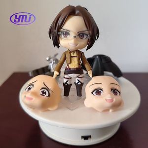 Versión Q # Figura de Anime de Ataque a los Titanes 1123, <span class=keywords><strong>Hange</strong></span> <span class=keywords><strong>Zoe</strong></span> con Rostro Intercambiable - Product Image 2