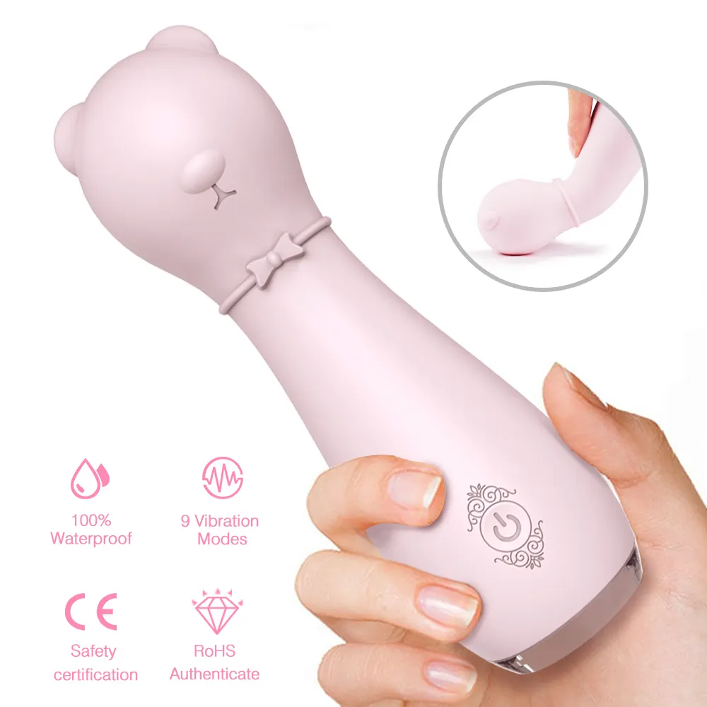 มือถือไฟฟ้าปากมดลูกขามือหนังศีรษะหนังศีรษะ Massager ผลิตภัณฑ์ Body Wand Massager Vibrator