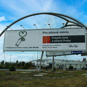 Trivision-Panel giratorio prismático para publicidad, cartelera de aluminio de triple acción - Product Image 1