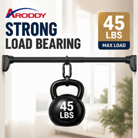 ARODDY Carbon Steel 120-340 cm Patented Anti-Sag OEM ODM Factory Wholesale 32mm Heavy Duty No Drill Curtain Poles Rods for Home