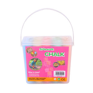 Children's <b>Toy</b> Safe Outdoor Colorful Dustless Gypsum Jumbo Thick Sidewalk Chalk Set with Customizable Logo Easy Washable - Product Image 6