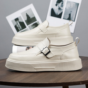 รองเท้าหนังลำลองแบบโบรกพื้นนุ่มสำหรับผู้ชายรุ่นใหม่ประจำฤดูร้อนปี 2026 |   รองเท้าลำลองแบบสวม พื้นหนา ระบายอากาศได้ดี - Product Image 3