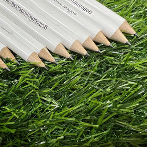 144 Pensil Golf <span class=keywords><strong>Mini</strong></span> Pendek Hijau Bentuk Heksagonal Bulat # 2 Pensil 3.5" Cetak Kustom HB 10cm - Product Image 5