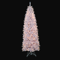 Superbe sapin de Noël artificiel en PVC épais et magnifique, motif nouveau, pour intérieur et extérieur, 1,5m-3m, personnalisable
