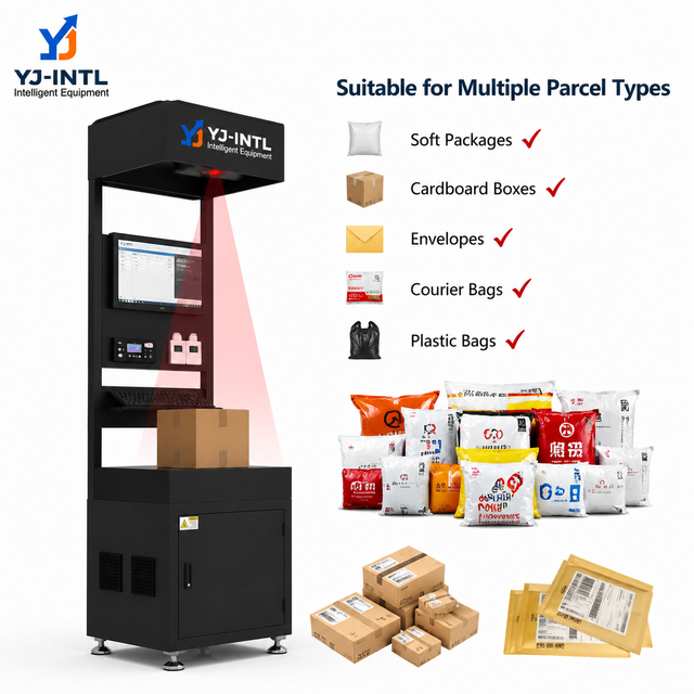 Warehousing Package Measuring Code Scanning Static Dimension Weighing Scanning Machine DWS System for E-Commerce
