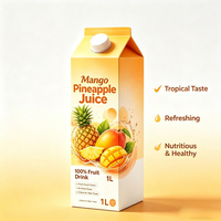 Tropisch Ananas Mango Mengsel Sap Mild Zoet Pittig Verfrissend Citrus Fruitige Noten Kant-en-klaar Drankje