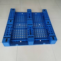Palette en plastique PE de haute qualité T1029B, robuste, à entrée bidirectionnelle, haute capacité de charge dynamique pour le stockage en entrepôt