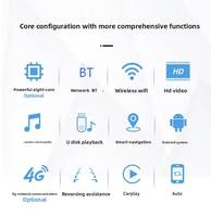 Lecteur multimédia automobile Android 10,1 pouces, écran tactile, WIFI, écran IPS, connexion mobile, 2din, 1+16 Go, 2+32 Go, personnalisé