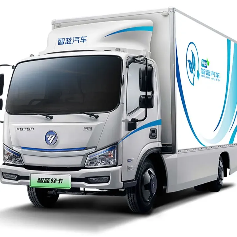 1~3T FOTON IBLUE AUTO used light cargo truck electric e delivery cargo van truck china