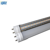 Tube LED T8 en aluminium PC G13 à base rotative, 220 V CA, simple ou double face, 1,2 m, 18 W, 6 000 K, pour éclairage intérieur