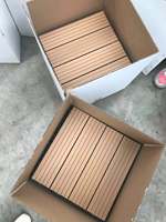 Dalles de terrasse emboîtables modernes en composite WPC, étanches et antidérapantes, pour balcon, jardin, terrasse, parc