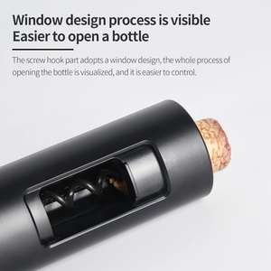 Hot Sale Classical Black Wine Opener Decanter Red Wine Aerator <b>Pourer</b> Bottle Stopper Portable Bottle Opener - Product Image 4