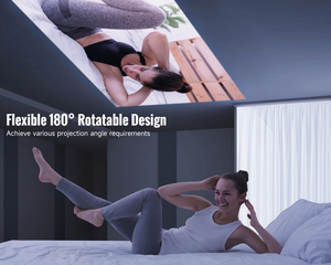 Projecteur LCD LED Magcubic L018NTV, résolution native 1080P, WiFi6, BT5.4, cinéma maison, bureau, extérieur - Product Image 5