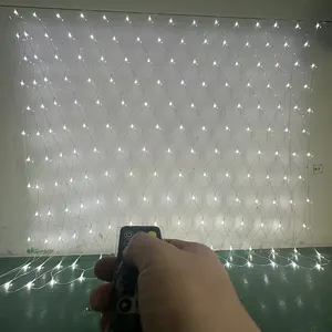 חיצוני PVC חוט LED נטו אור 1.5 מ' x 1.5 מ' IP44 מדורג לשימוש חיצוני מקורה עבור תאורה דקורטיבית פסטיבל פיות חג המולד