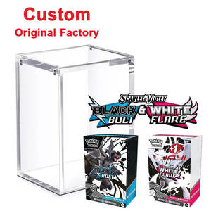 Étui de présentation magnétique en acrylique personnalisé pour Pokémon TCG Écarlate <span class=keywords><strong>et</strong></span> Violet Black Bolt White Flare Booster Bundle (6 paquets) - Product Image 1