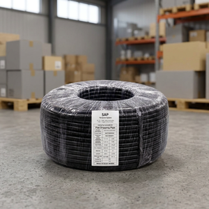 เทปน้ำหยดแบบบาง 16 มม. วัสดุ PE บริสุทธิ์ รุ่น Black SAP SAP-U16022301000 ขนาด 0.2 มม. 2LPH ระยะห่างหัวจ่ายน้ำ 30 ซม. คอยล์ 1000 ม. - Product Image 3