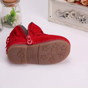 Winter Children's Fashion Ankle Boots Zipper Kids Shoes Snow Boots Solid Color Classic Children Snow Boots - Product Image 6