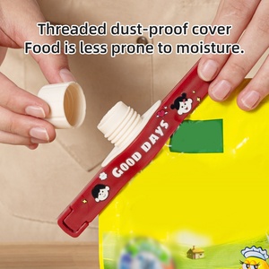 New Cartoon <b>Kitchen</b> Gadgets <b>Plastic</b> Bags Seal Food Clips Discharge Nozzle Sealing Clips Keeping Clips - Product Image 6