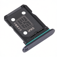 Tempat Kartu SIM Standar & Mini untuk Oppo Reno6 5G Hitam
