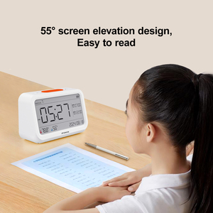 Thermomètre hygromètre numérique intelligent ATuMan MT2 avec affichage LCD, minuterie et alarme, tout-en-un, idéal <span class=keywords><strong>pour</strong></span> la <span class=keywords><strong>maison</strong></span>, le laboratoire, la crèche - Product Image 3