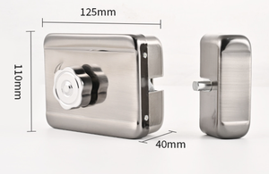 <span class=keywords><strong>Serratura</strong></span> <span class=keywords><strong>Elettrica</strong></span> Antifurto Silenziosa Senza Chiave in Acciaio Inossidabile ad Alta Sicurezza con Cilindro e Chiusura a Superficie per Controllo Accessi - Product Image 3