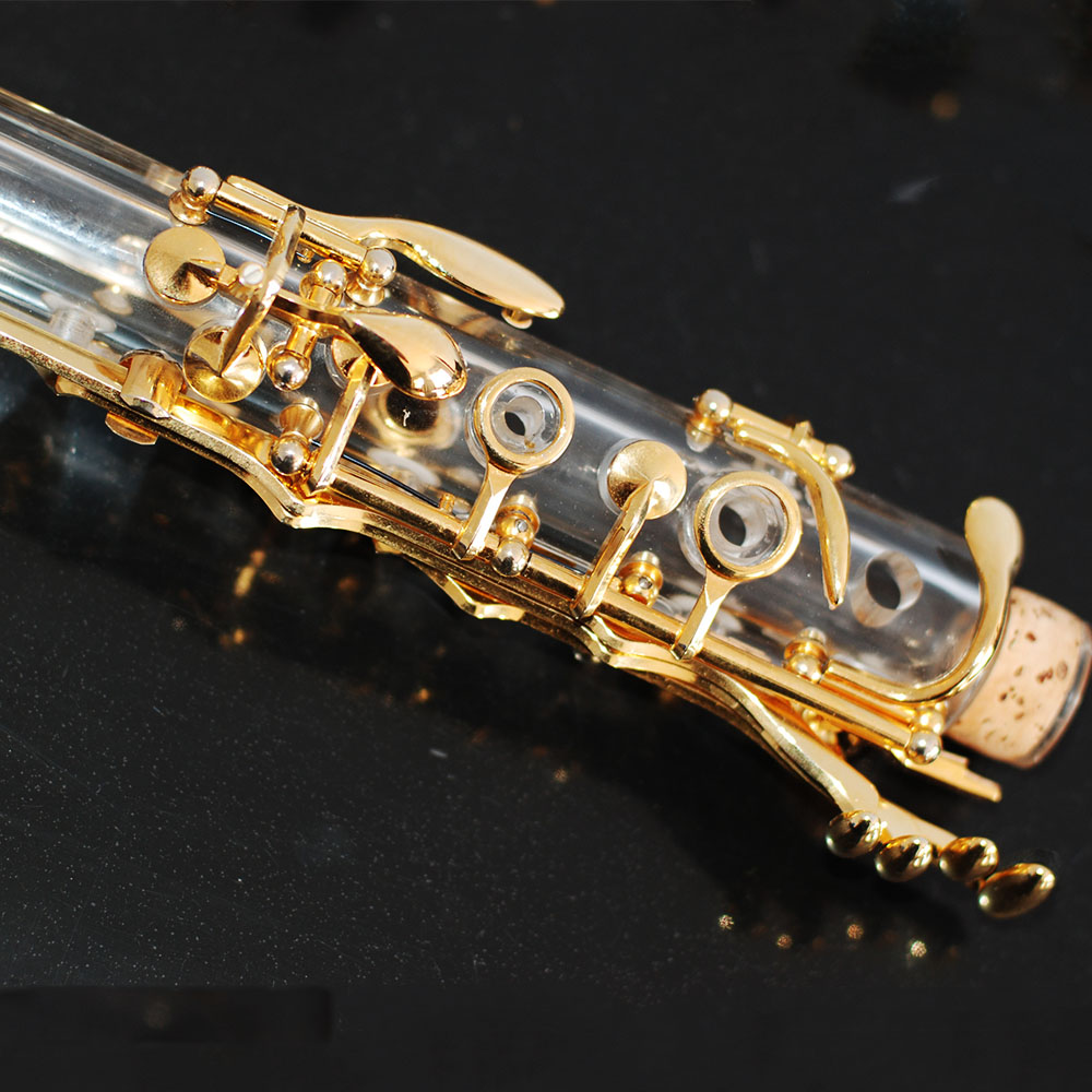 メーカー 楽器 クラリネット クリスタル金メッキ 17キー Bb