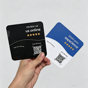 Tessera Personalizzata con Codice QR RFID NFC in PVC Acrilico 13.56MHz Impermeabile per Marketing e Programmi Fedeltà - Product Image 2